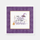 Diese Hexe wird Napkin antreffen Serviette (Vorderseite)