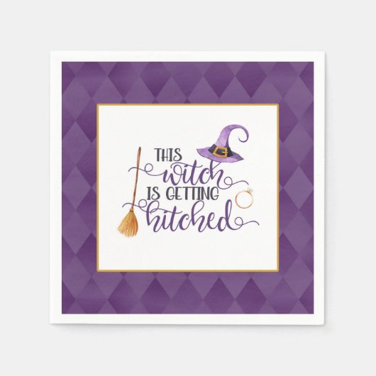 Diese Hexe wird Napkin antreffen Serviette (Vorderseite)