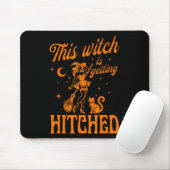 Diese Hexe wird von Bychelorette Hallowe getroffen Mousepad (Mit Mouse)
