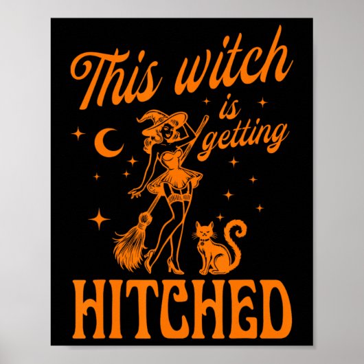 Diese Hexe wird von Bychelorette Hallowe getroffen Poster (Vorne)