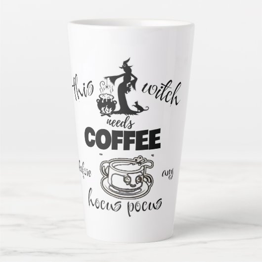 Diese Hexen-Lattentasse Milchtasse (Vorderseite)