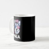 Diese Hundedame wählt Kamala Kaffeetasse (Vorderseite Links)