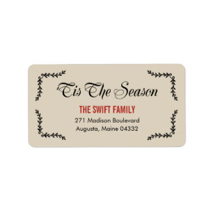 Diese Jahresanschlusstafeln Adressaufkleber