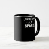 Diese Jahreszeit bis zum Sparkle - Spaß - Weißes D Tasse (VorderseiteRechts)