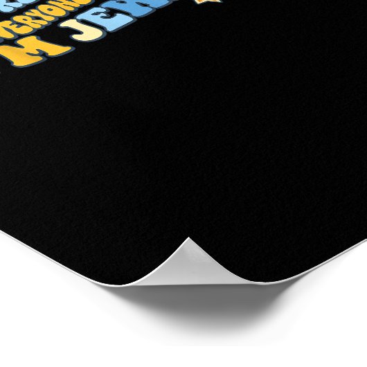 Diese Jahreszeit für alle, die jüdisch sind Hanukk Poster (Ecke)