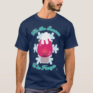 Diese Jahreszeit für Freezin Weihnachts-Spaß Sloga T-Shirt