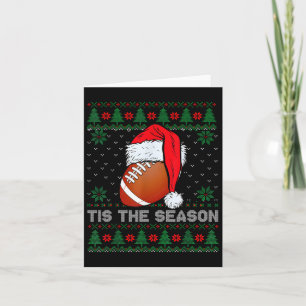 Diese Jahreszeit Fußball Funny Christmas Weihnacht Karte
