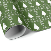 diese Jahreszeit Geschenkpapier (Rolleneckpunkt)