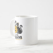 Diese Jahreszeit Halloween Bats Pumpkin Fall Funny Kaffeetasse (Vorderseite Links)