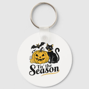 Diese Jahreszeit Halloween Bats Pumpkin Fall Funny Schlüsselanhänger