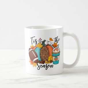 'Diese Jahreszeit - Herbst, Fußball und Kürbisgewü Kaffeetasse
