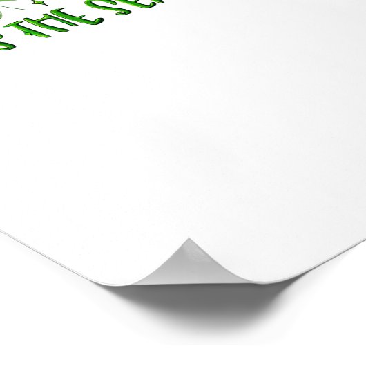 Diese Jahreszeit Latte Patricks Day Baseball Poster (Ecke)