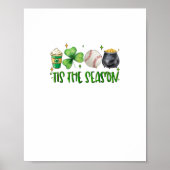 Diese Jahreszeit Latte Patricks Day Baseball Poster (Vorne)