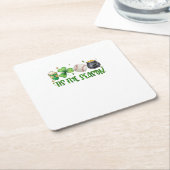 Diese Jahreszeit Latte Patricks Day Baseball Rechteckiger Pappuntersetzer (angewinkelt)