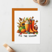 Diese Jahreszeit Mitteilungskarte (Vorderseite/Rückseite Beispiel)