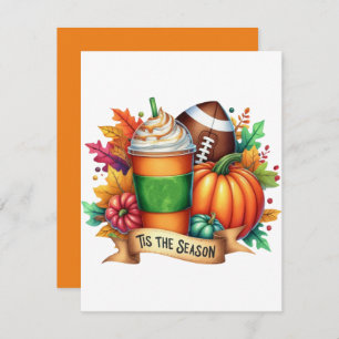 Diese Jahreszeit Mitteilungskarte