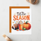 Diese Jahreszeit Mitteilungskarte (Vorderseite/Rückseite Beispiel)