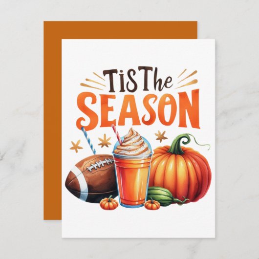 Diese Jahreszeit Mitteilungskarte (Vorne/Hinten)