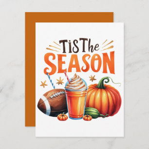 Diese Jahreszeit Mitteilungskarte