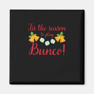 Diese Jahreszeit Spielen Bunco Weihnachtsfeiertag Magnet