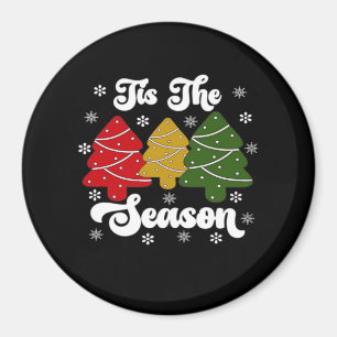 Diese Jahreszeit Weihnachtsbaum Debbie Cool einzig Magnet