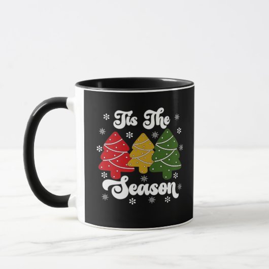 Diese Jahreszeit Weihnachtsbaum Debbie Cool einzig Tasse (Links)