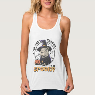 Diese Jahreszeit wird Spooky Capybara Halloween Tank Top