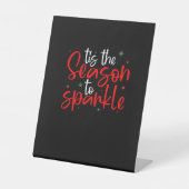 Diese Jahreszeit zu Sparkle Neuheit Funny Funny We Sockelschild (Vorderseite)