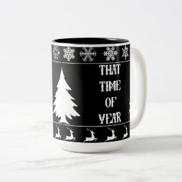 diese Jahreszeit Zweifarbige Tasse