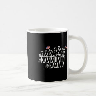 Diese Kammunity ist für Kamala Patriotic Cats Amer Kaffeetasse