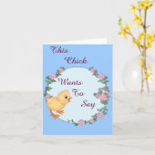 Diese Karte (Gelbe Blume)