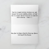 Diese Karte "Die Geburt unseres Herrn Jesus Christ (Innenseite)