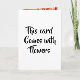 Diese Karte kommt mit Blume Rose lustig romantisch