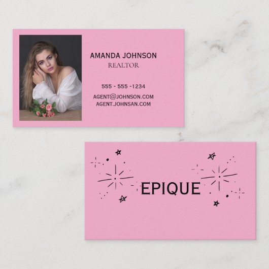 Diese Karte verbindet Professionalität mit einer T (Vorne/Hinten)