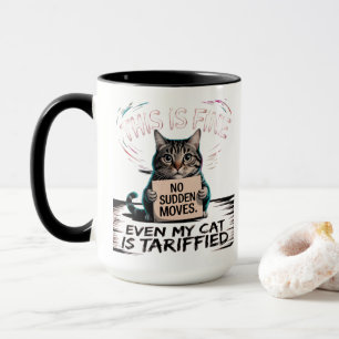 Diese Katze ist Fein – Feiertags-Humor mit einer W Tasse