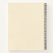 Diese Katzenlebenskatzenmuster Grün Beige mit Name Notizblock (Rückseite)