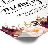 Diese Kerze brennt in einem liebenden Memorial Sig Poster (Ecke)