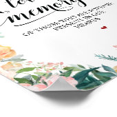 Diese Kerze brennt in einem liebenden Memorial Sig Poster (Ecke)