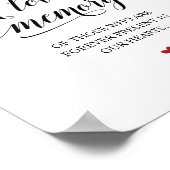 Diese Kerze brennt in einem liebenden Memorial Sig Poster (Ecke)