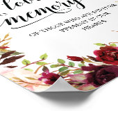 Diese Kerze brennt in einem liebenden Memorial Sig Poster (Ecke)