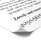 Diese Kerze brennt in Erinnerung an das Zeichen de Poster (Ecke)