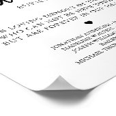 Diese Kerze bröckelt Personalisierte Gedenkstätte Poster (Ecke)