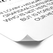 Diese Kerze verblasst in einem benutzerdefinierten Poster (Ecke)