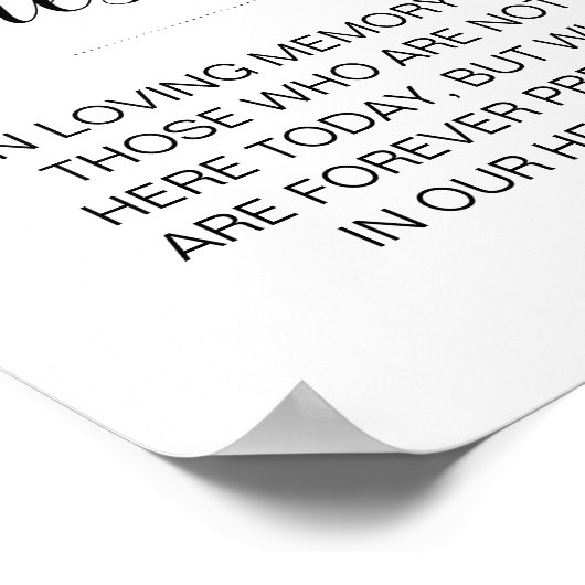 Diese Kerzen brennen in einer liebenden Gedächtnis Poster (Ecke)