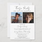 Diese Kinder bekommen das Abendessen mit Probe Einladung (Vorderseite)