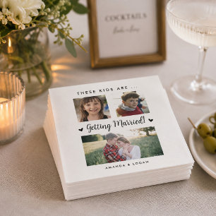 Diese Kinder heiraten Cocktailservietten Serviette