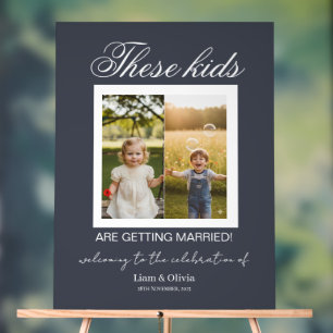 Diese Kinder heiraten Schild,Diese Kinder heiraten Acrylschild