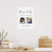 Diese Kinder heiraten Willkommensschild Poster (Küche)