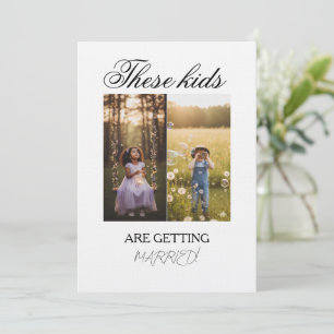 Diese Kinder heiraten Zeichen Diese Kinder Sind Einladung