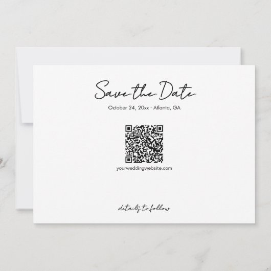 Diese Kinder werden 3 Fotos heiraten Einladung (Rückseite)